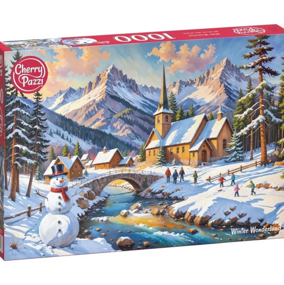 Puzzle 1000 pièces : Féérie hivernale - CherryPazzi