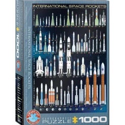 Puzzle 1000 pièces : Fusées spatiales internationales - Eurographics