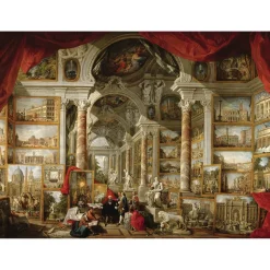 Puzzle 4000 pièces : Galerie avec vues de la Rome moderne - Anatolian