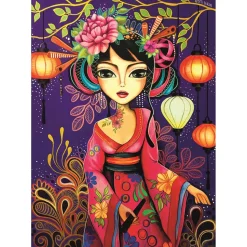 Puzzle 1000 pièces : Geisha - Romi Lerda - Edition Spéciale - Magnolia