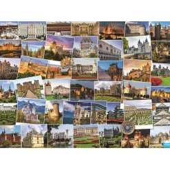 Puzzle 1000 pièces : Globe-trotteur : Châteaux et palaces - Eurographics