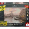 Puzzle 1000 pièces : Glow in the Dark : Dans les rues de Venise - Schmidt