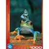 Puzzle 1000 pièces : Grenouille aux yeux rouges - Eurographics