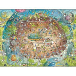 Puzzle 1000 pièces : Habitat cosmique du zoo, Degano - Heye