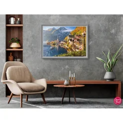 Puzzle 2000 pièces : Hallstatt dans la lumière du matin - CherryPazzi