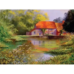 Puzzle 1000 pièces : Hampshire Millpool - Ks Games