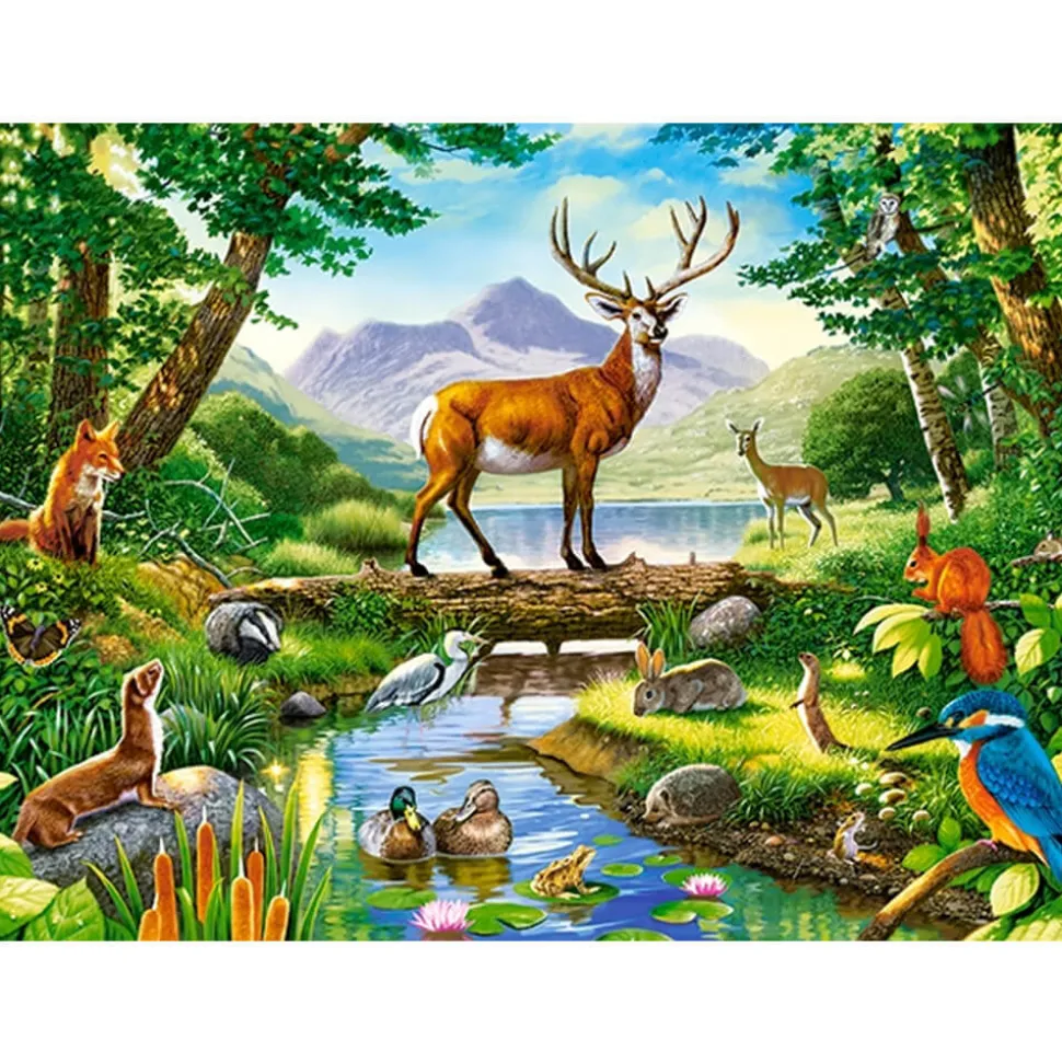 Puzzle 300 pièces : Harmonie dans les bois - Castorland