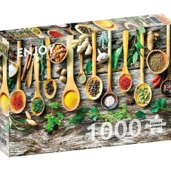 Puzzle 1000 Pièces : Herbes et épices - EnjoyPuzzle