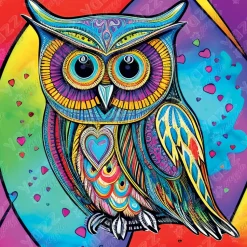 Puzzle 1023 pièces : Hibou bohème - Yazz puzzle