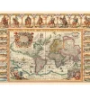 Puzzle 2000 pièces : Historique Carte du Monde - Dino