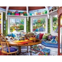 Puzzle 550 pièces : Home Sweet Home - Le refuge des puzzleurs - Master Pieces