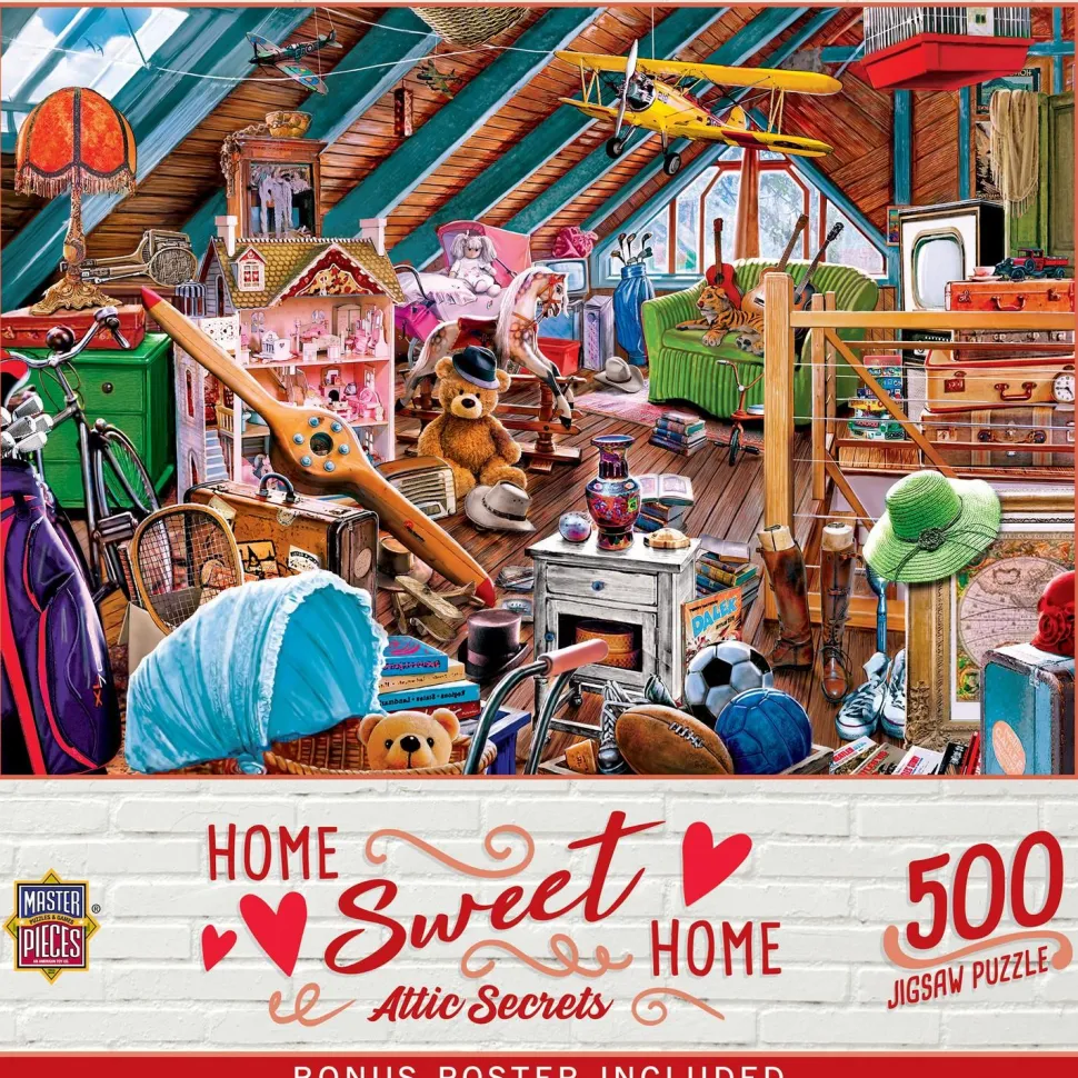 Puzzle 550 pièces : Home Sweet Home - Secrets du Grenier - Master Pieces