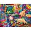 Puzzle 550 pièces : Home Sweet Home - La salle de jeux des animaux - Master Pieces
