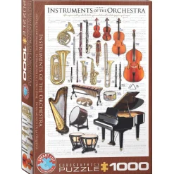 Puzzle 1000 pièces : Instruments de l'orchestre - Eurographics