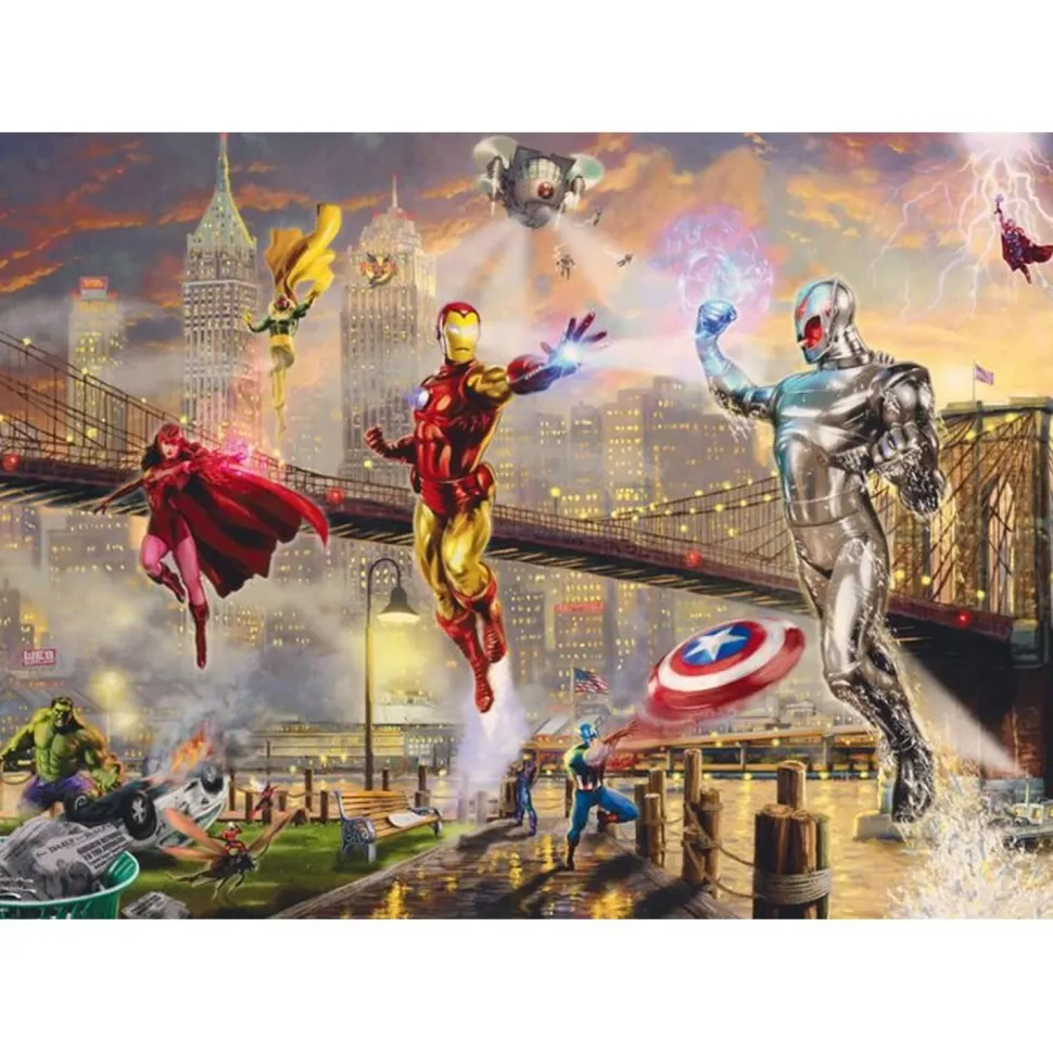 Puzzle 1000 pièces : Iron Man - Thomas Kinkade - Schmidt