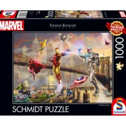 Puzzle 1000 pièces : Iron Man - Thomas Kinkade - Schmidt