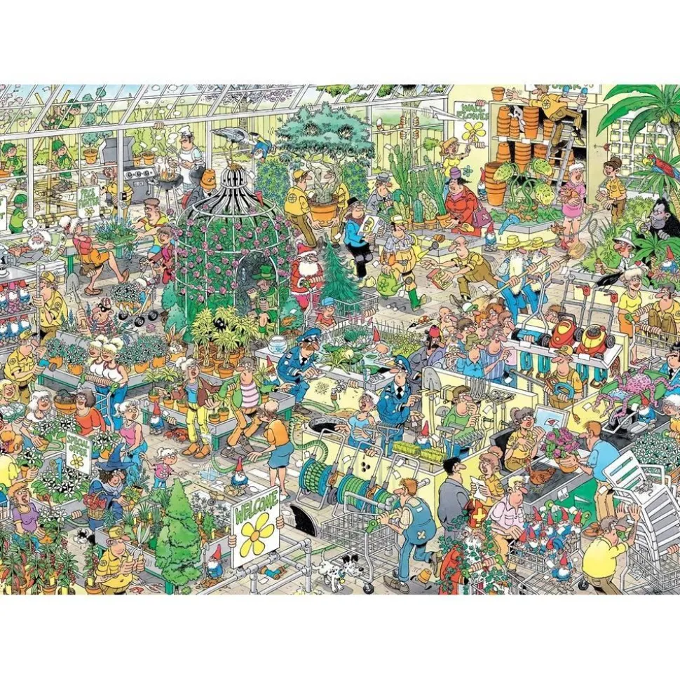 Puzzle 1000 pièces : Jan van Haasteren - Jardinerie - Jumbo