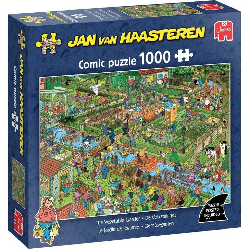 Puzzle 1000 pièces : Jan van Haasteren - Le jardin de légumes - Jumbo