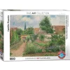 Puzzle 1000 pièces : Jardin des légumes ciel couvert à Eragny, Camille Pissaro - Eurographics