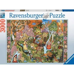 Puzzle 3000 pièces : Jardin des signes solaires - Ravensburger