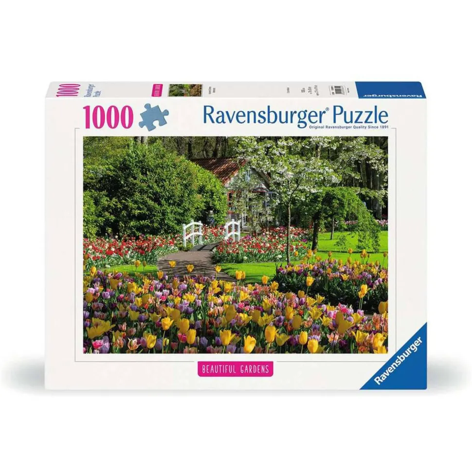 Puzzle 1000 pièces - Jardins de Keukenhof, Pays-Bas - Ravensburger
