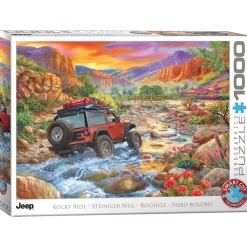 Puzzle 1000 pièces : Jeep : Rocky Ride de C.Bigelow - Eurographics