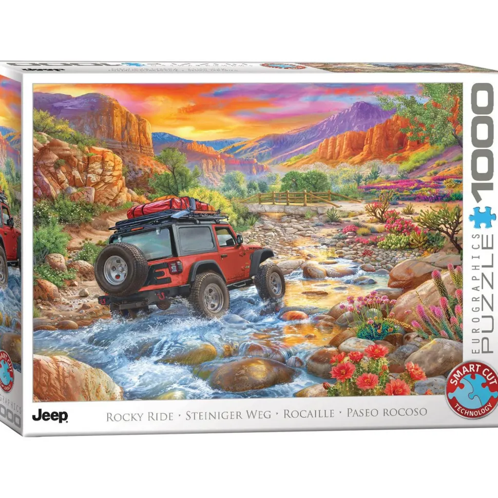 Puzzle 1000 pièces : Jeep : Rocky Ride de C.Bigelow - Eurographics