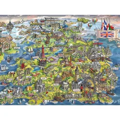 Puzzle 1000 pièces : Jolie Grande-Bretagne - Gibsons