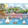 Puzzle 1000 pièces : Joy Laforme - Port au Bord de la Mer - Galison