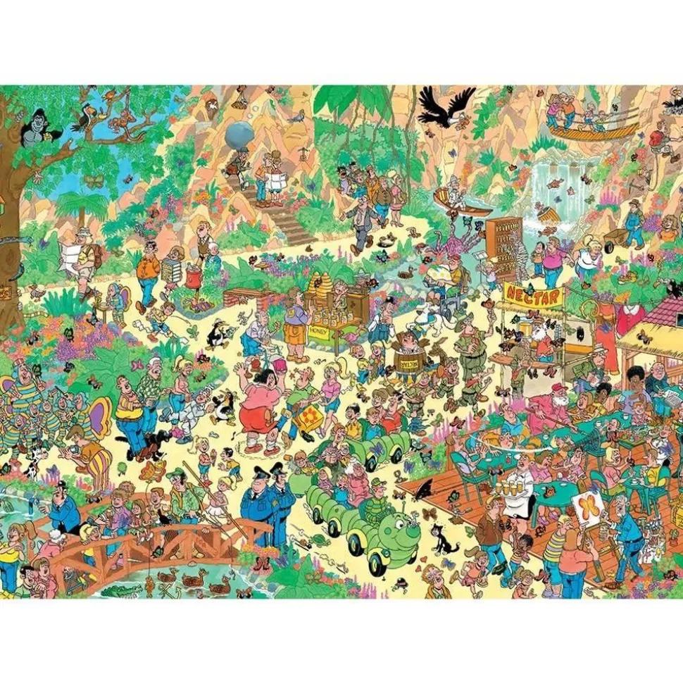 Puzzle 1000 pièces : Joyeux papillons - JVH - Diset