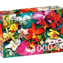 Puzzle 1000 Pièces : Jungle d'Orchidées - EnjoyPuzzle