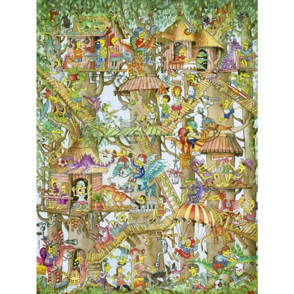 Puzzle 1000 pièces : Korky : Tree Lodges - Heye