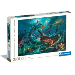 Puzzle 3000 pièces : La bataille sous-marine - Clementoni