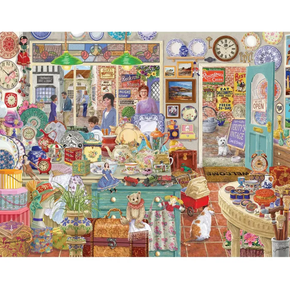 Puzzle 1000 pièces : La boutique vintage de Verity - Gibsons