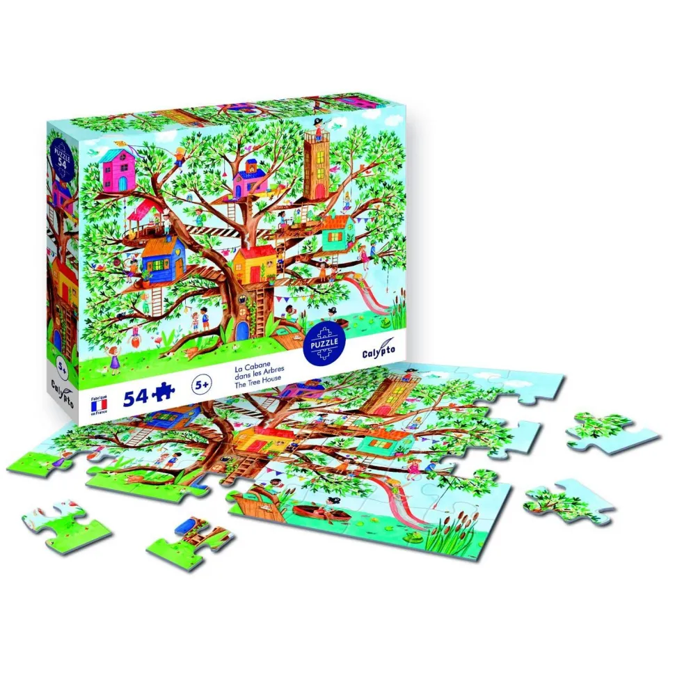 Puzzle 54 pièces : La Cabane dans les Arbres - Sentosphère