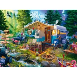 Puzzle 1000 pièces : La caravane dans les montagnes - Schmidt