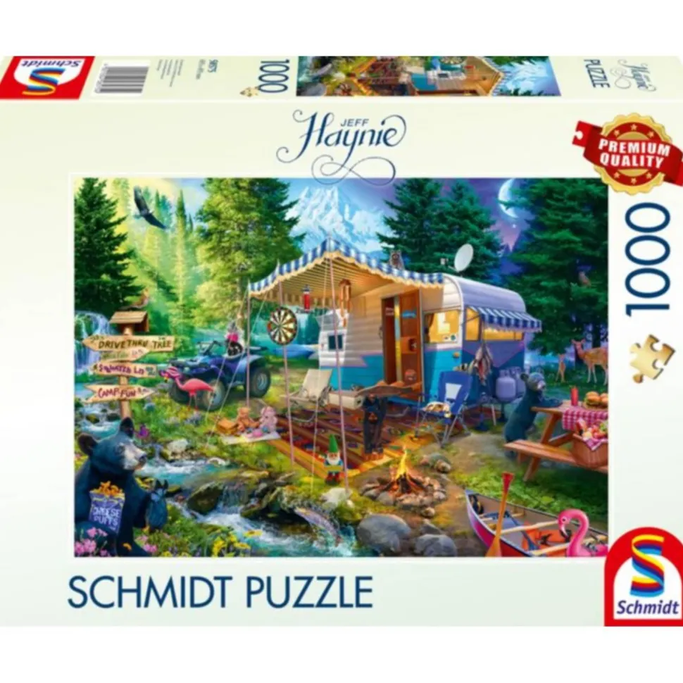 Puzzle 1000 pièces : La caravane dans les montagnes - Schmidt