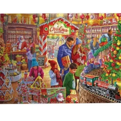 Puzzle 1000 pièces : La confiserie du Père Noël - Gibsons