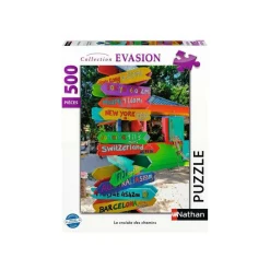 Puzzle 500 pièces : La croisee des chemins - Nathan