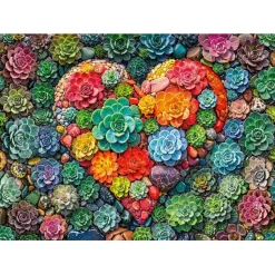 Puzzle 1000 pièces : La forme de l'amour - CherryPazzi