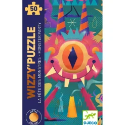 Puzzle 50 pièces : La fête des monstres - Djeco