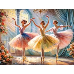 Puzzle 1000 pièces : La grâce en mouvement - CherryPazzi