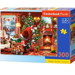 Puzzle 300 pièces : La livraison spéciale du Père Noël - Castorland