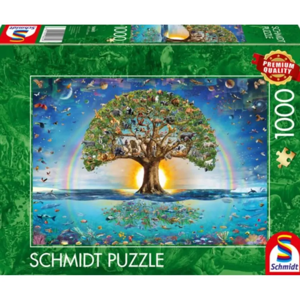 Puzzle 1000 pièces : La magie de larbre de vie - Schmidt