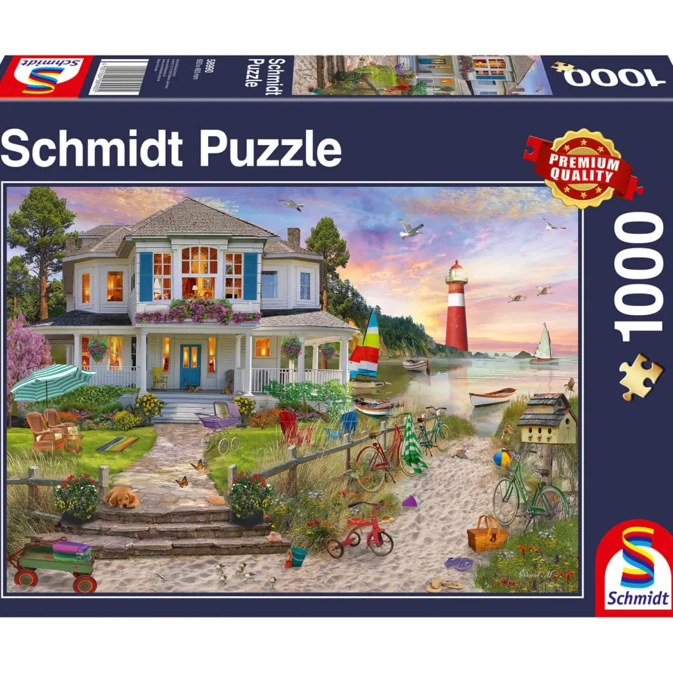 Puzzle 1000 pièces : La maison de plage - Schmidt