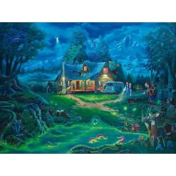 Puzzle 1000 pièces : La maison hantée - Schmidt