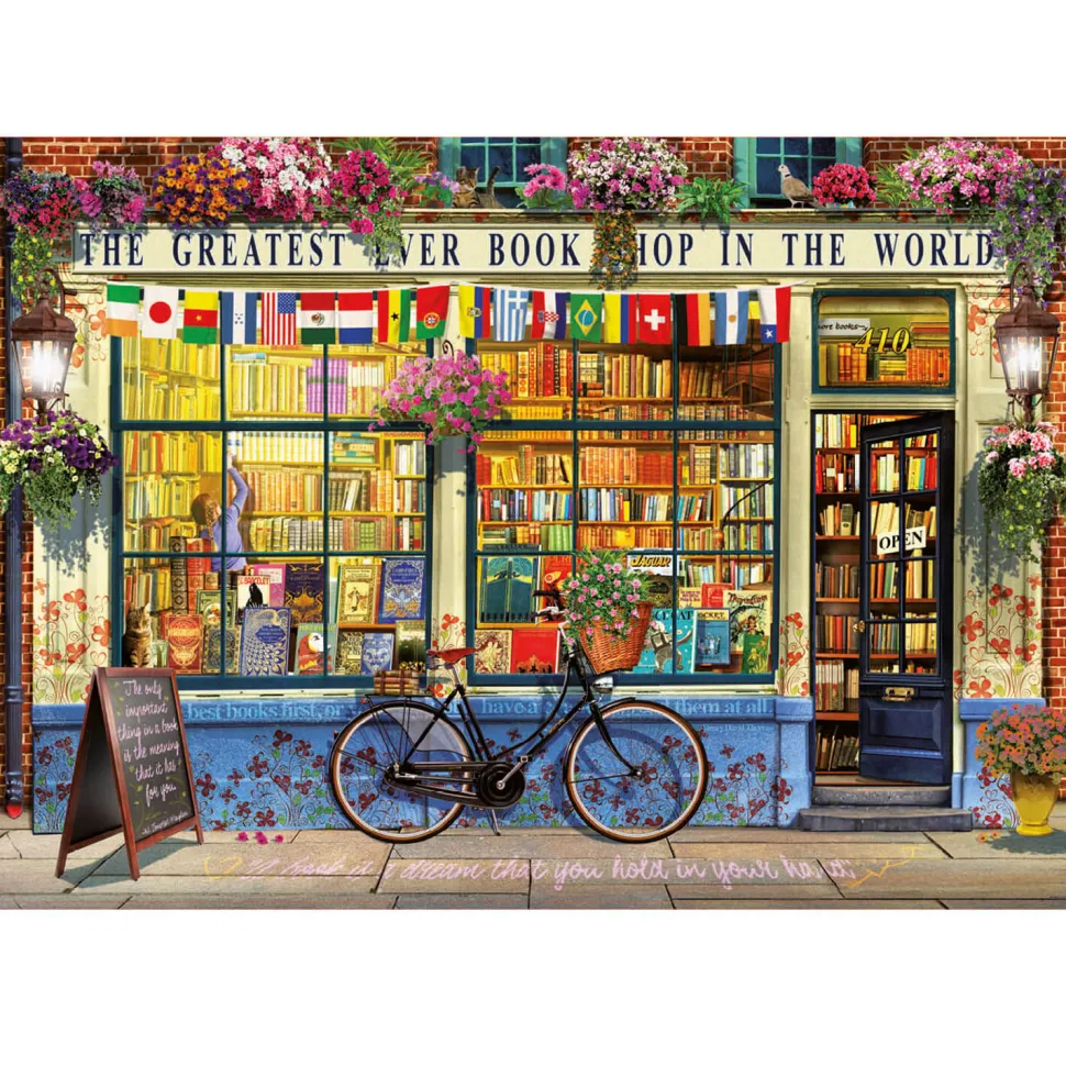 Puzzle 5000 pièces : La meilleure librairie du monde - Educa