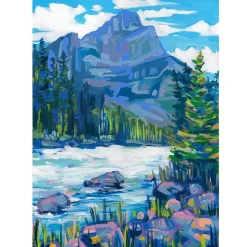 Puzzle 500 pièces : La Montagne du Cheval qui Coupait - Villager Puzzles