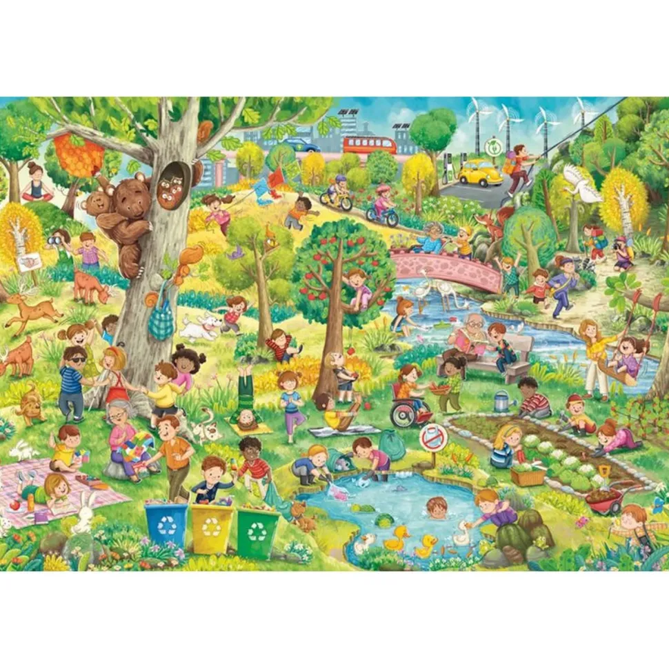 Puzzle 150 pièces : La nature est un jeu denfant - Schmidt