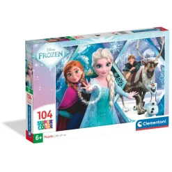 Puzzle 104 pièces : La Reine des Neiges - Clementoni